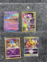 4- Hologram Pokémon cards