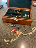 Jewelry Box and assorted jewelry