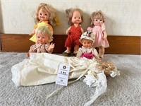 Multiple Vintage Dolls