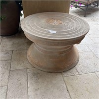 Round Stone Outdoor Coffee Table