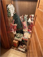 Closet Full of Christmas Items