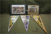 Packer Pennant,3-Time Super Bowl Champs