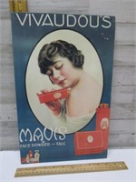 VIVAUDOU'S FACE POWER-TALC TIN SIGN