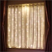 HXWEIYE Short Curtain Lights for Small Window,