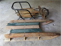 OLD WOOD SLEDS