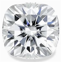2.5ct Unmounted Cushion Moissanite Diamond