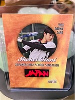 2012 rookie Gold Shohei Otani Phenom Card