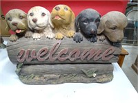 5 Puppy Welcome Sign