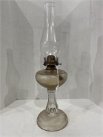 Antique Glass Kerosene Lamp