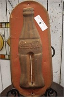1930'S COCA-COLA THERMOMETER METAL SIGN