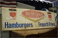 1950'S-1960'S  DR PEPPER CHEVRON SIGN