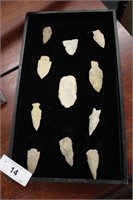 11PC NATIVE AMERICAN ARROW HEADS