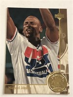 UD Gold Medal Michael Jordan USA Card