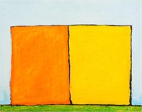 Domenick Capobianco Color Field Acrylic on Board