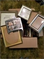 BOX OF MISC. PICTURE FRAMES AND ALBUMS