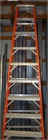 HD Orange 10ft Fiberglass Step Ladder