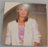 Gail Davies Where is a Woman To Go Album signed