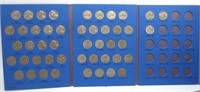 47 Jefferson nickels in book