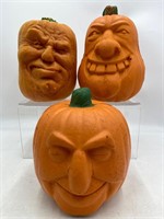 Vintage Halloween Todd masters other foam pumpkins