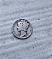1934 Silver Mercury Dime