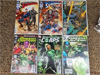 Lot of 6 Comic Books Green Lantern Aquaman