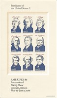 Presidents of the United States: I Souvenir Stamp