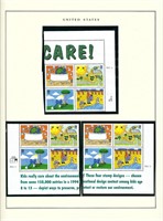 Earth Day stamps 3 plate blocks 12 x 32 cent stamp