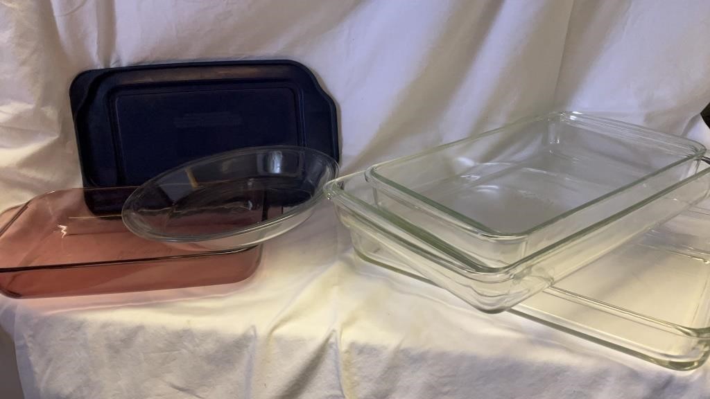 Clear Baking Casserole Dishes,some Pyrex