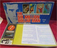 1975 The Six Million Dollar Man Board Game Retro