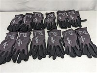 (12) Ansell HyFlex 11-840 Multi-Purpose Gloves