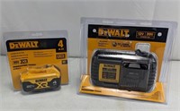 (2) Dewalt Li-Ion Battery & Battery Charger