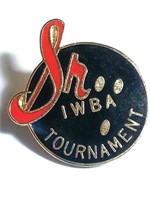 Vintage Enameled Lapel Pin Sr IWBA TOURNAMENT