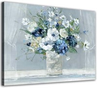 Vintage Floral Canvas Art