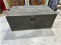 Wooden Military Trunk
