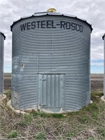 1650 Bushel Flat Bottom Grain Bin *O/S