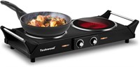 Techwood 1800W Dual Hot Plate