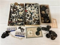 Box of Buttons Bone MOP & more