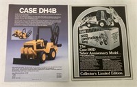 lot of 2 Case Toy Brochures - DH4B & 580D