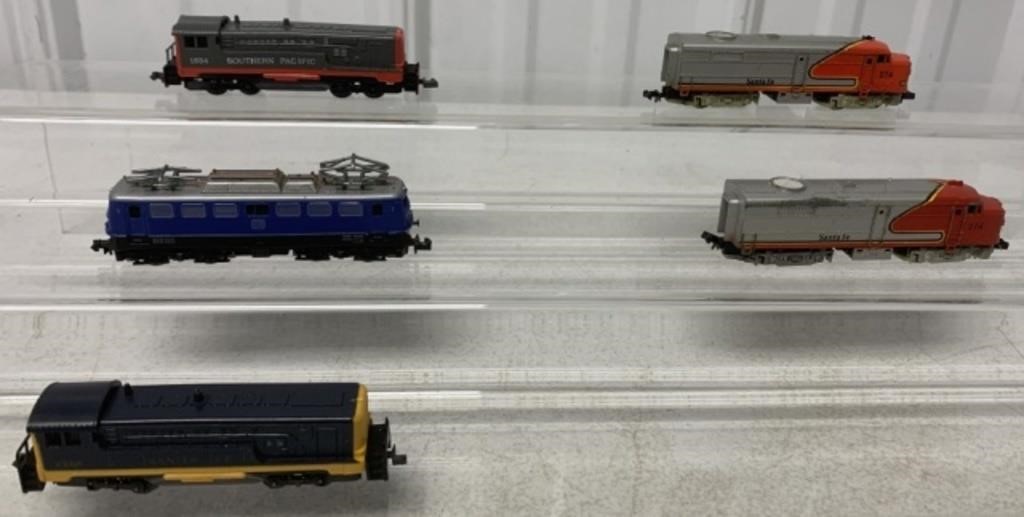 5 N scale train engines; Rapido+ other
