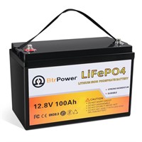 12V 100AH LiFePO4 Lithium Battery  5000  Cycles