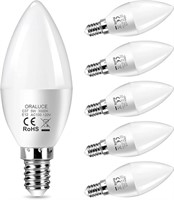 ORALUCE E12 LED Candelabra Light Bulbs - 40 Watt