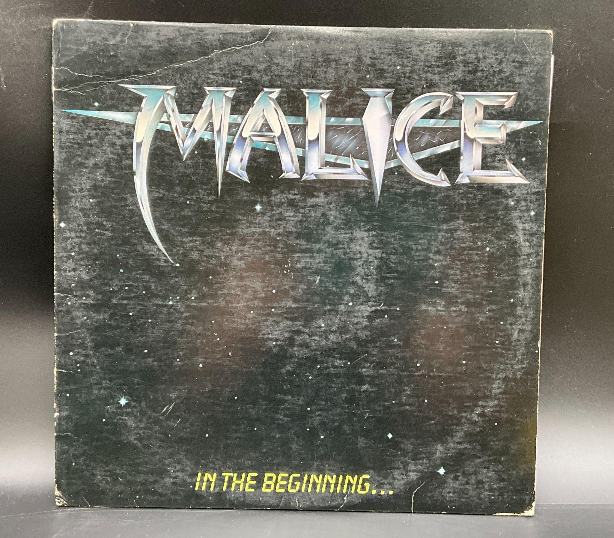 1985 Malice "In The Beginning" Heavy Metal OG LP