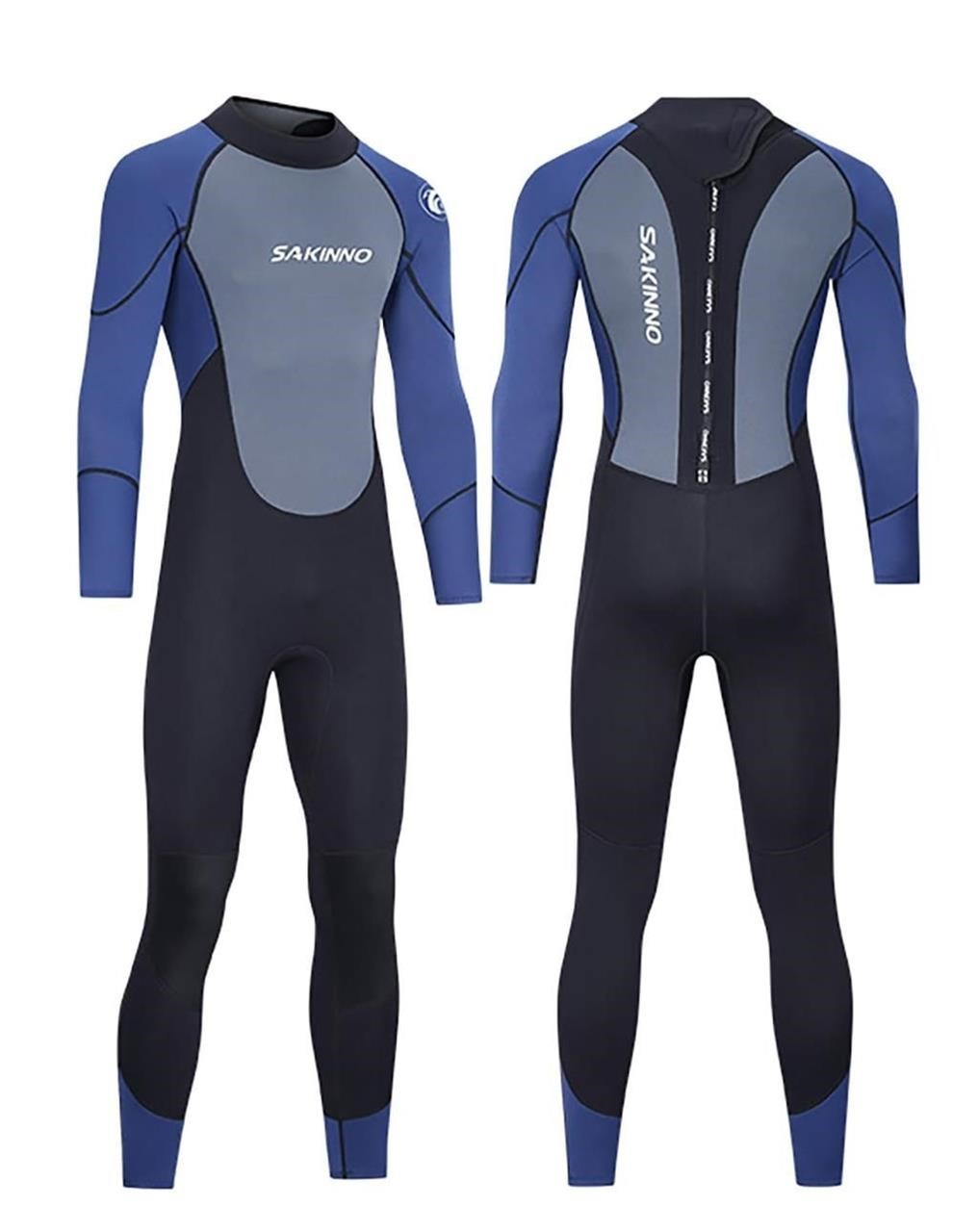 3MM Neoprene Wetsuit Men Full Body Diving Suit