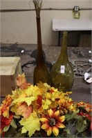 FAUX FLOWERS AND VASES