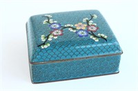 Chinese Cloisonne Box and Cover,
