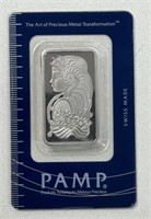 1oz PLATINUM PAMP SUISSE BAR