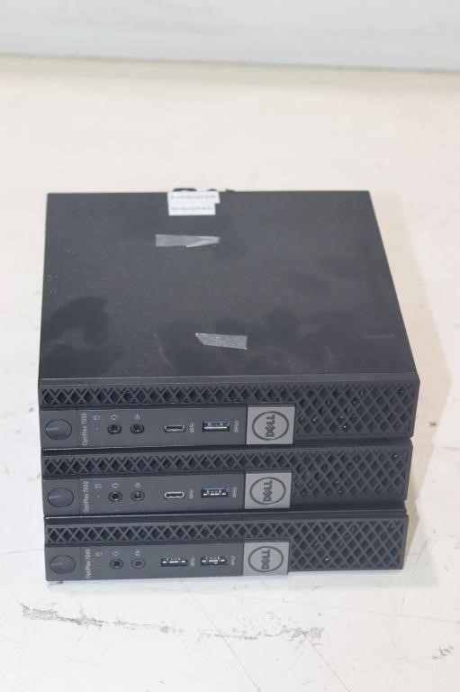 (3) DELL 7050 COMPUTERS