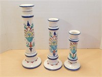 3 Bougeoirs made in italy