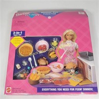 NIB Mattel Barbie Dinner Set Fun Fixin 67431-91