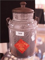 Nesco Pure Greystone enamelware with paper label,